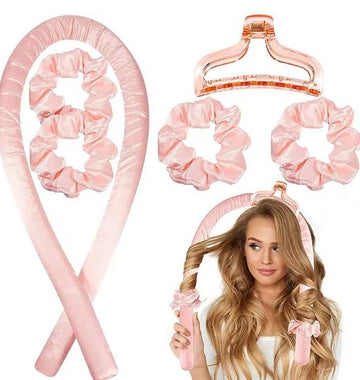 Satin Heatless Curling Set – Effortless Curls Without Heat Damage For Woman